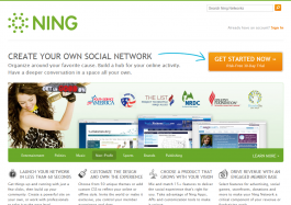 Ning - Create your own Custom Social Network