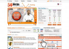 Free Web Hosting, Affordable Shared Hosting, and Domain Names by 50Webs
