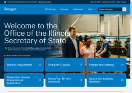 ILSOS.gov homepage screenshot
