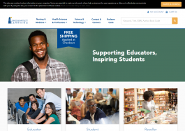 Jones & Bartlett Learning homepage screenshot