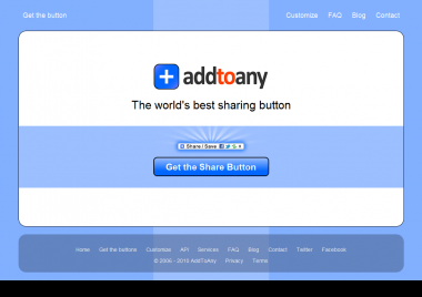 AddToAny - Share Button, Email Button, Subscribe Button
