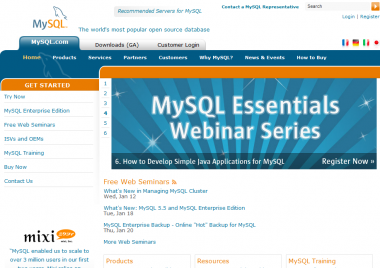 MySQL -- The world's most popular open source database