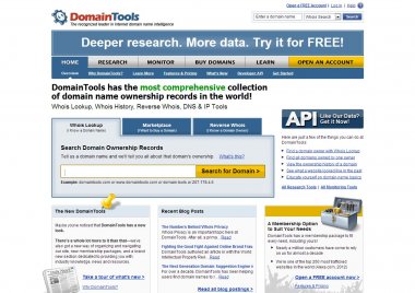 Domain Name Lookup, Domain Whois I DomainTools