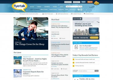 FlyerTalk - The world's most popular frequent flyer community