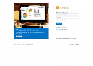 Hotmail Sign In