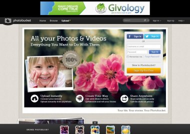Photo and image hosting, free photo galleries, photo editing