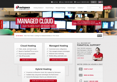 Open Cloud Computing, Managed Hosting, Dedicated Server Hosting by Rackspace