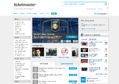 Tickets - Buy Tickets Online for Concerts, Sports, Theater and Events - Ticketmaster