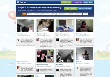 Live video chat rooms, simple and easy. - Tinychat