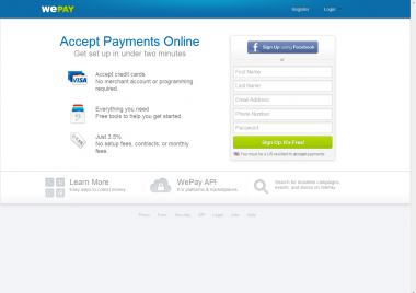 Accept Payments Online - WePay