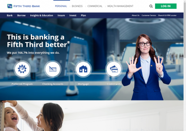 Fifth Third Bank homepage screenshot