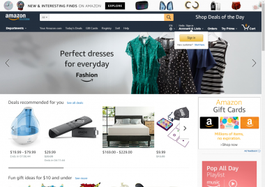 Amazon.com screenshot