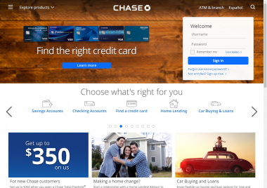Chase.com screenshot