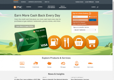pnc.com screenshot