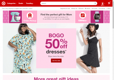 Target.com screenshot