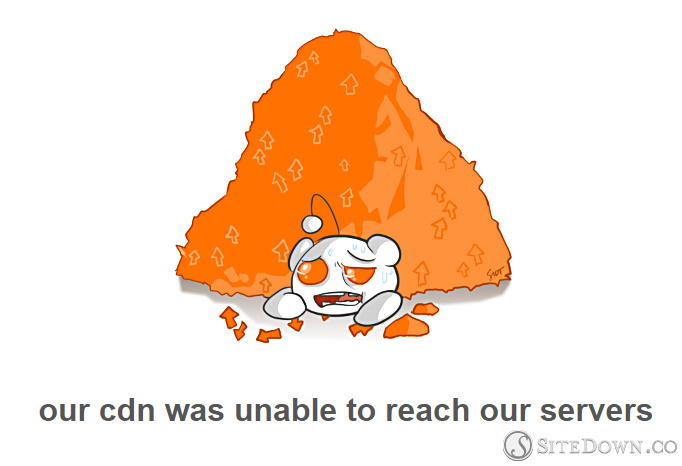 our cdn was unable to reach our servers