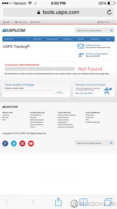 united states postal service tracking number lookup