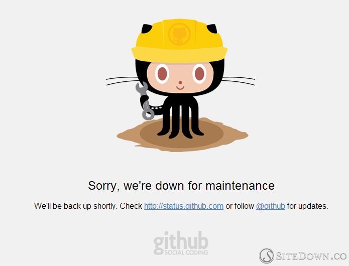 GitHub - Down for Maintenance