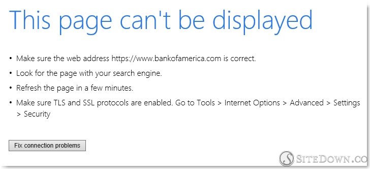 Internet Explorer failure image